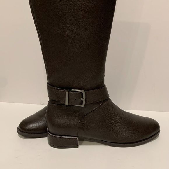 Kenneth Cole Braden Buckle Chocolate Boots - Picture 3 of 9